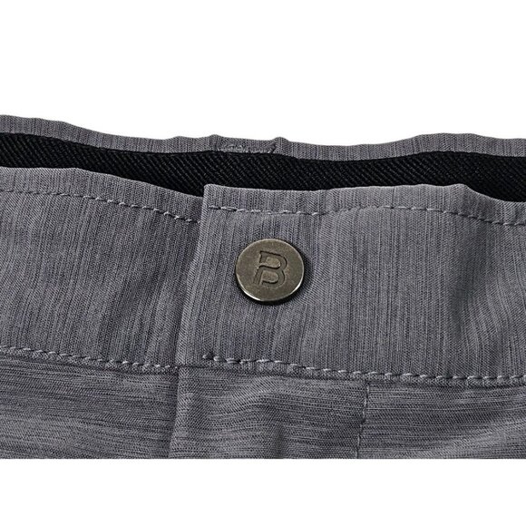 BYLT Premium Basics Kinetic Shorts Men’s Large 9.5" Slate Gray Performance Chino - Picture 2 of 14